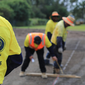 Pothole People Qld on asphalt job